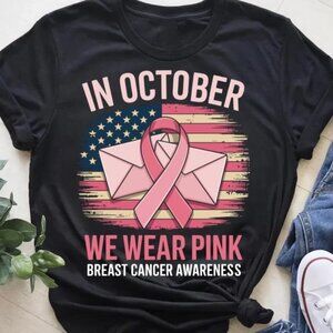 In October We Wear Pink Postal Worker Tee